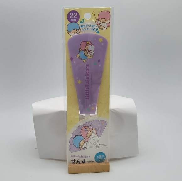 Sanrio Little Twin Stars folding fan - Picture 6 of 6